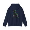 Glitch Cat Hoodie – Neon Cyberpunk Cat Graphic (Unisex)