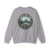 Crowd-Free Zone Sweatshirt – Introvert Mountain Retreat Design (Unisex)