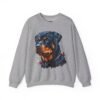 Rottweiler Sweatshirt – Bold Dog Portrait Crewneck (Unisex)