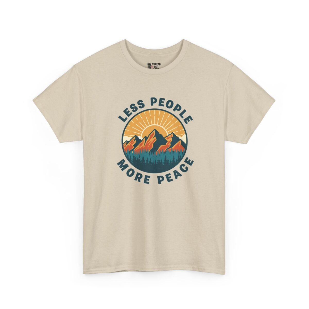 Less People More Peace T-Shirt – Introvert Nature Graphic Tee (Unisex)