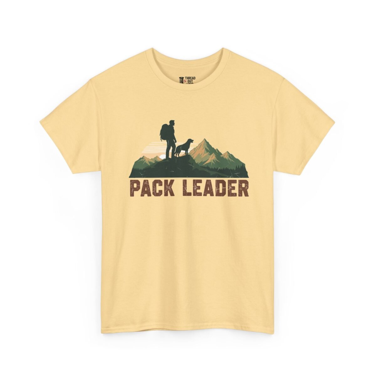 Pack Leader Dog Dad T-Shirt – Hiking & Adventure Graphic Tee (Unisex)