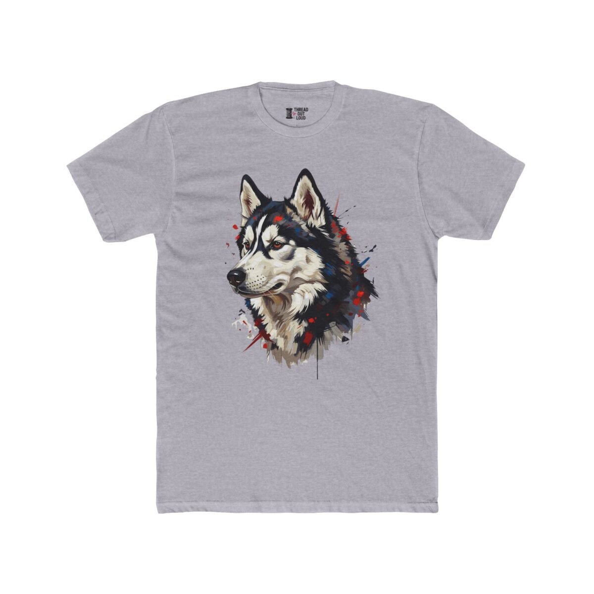 Siberian Husky T-Shirt – Dog Lover Pet Portrait Tee (Unisex)