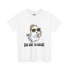 Too Hot to Ghost T-Shirt – Funny Summer & Halloween Graphic Tee (Unisex)
