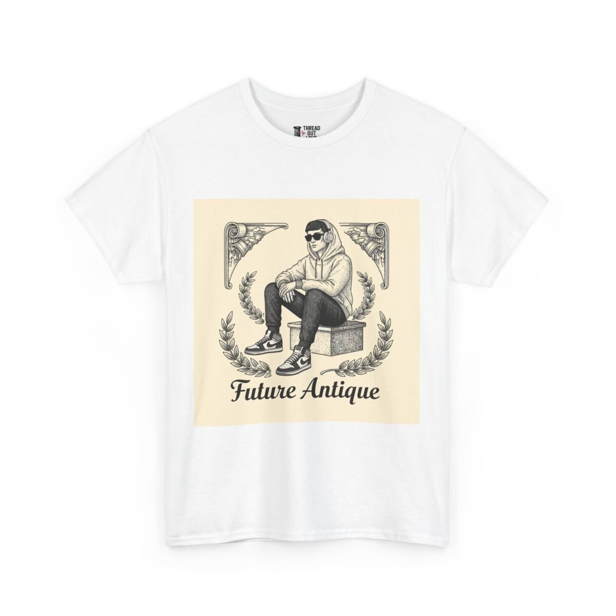 Future Antique T-Shirt – Funny Vintage Style Graphic Tee (Unisex)