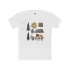 Forest & Mushroom T-Shirt – Abstract Nature Graphic Tee (Unisex)