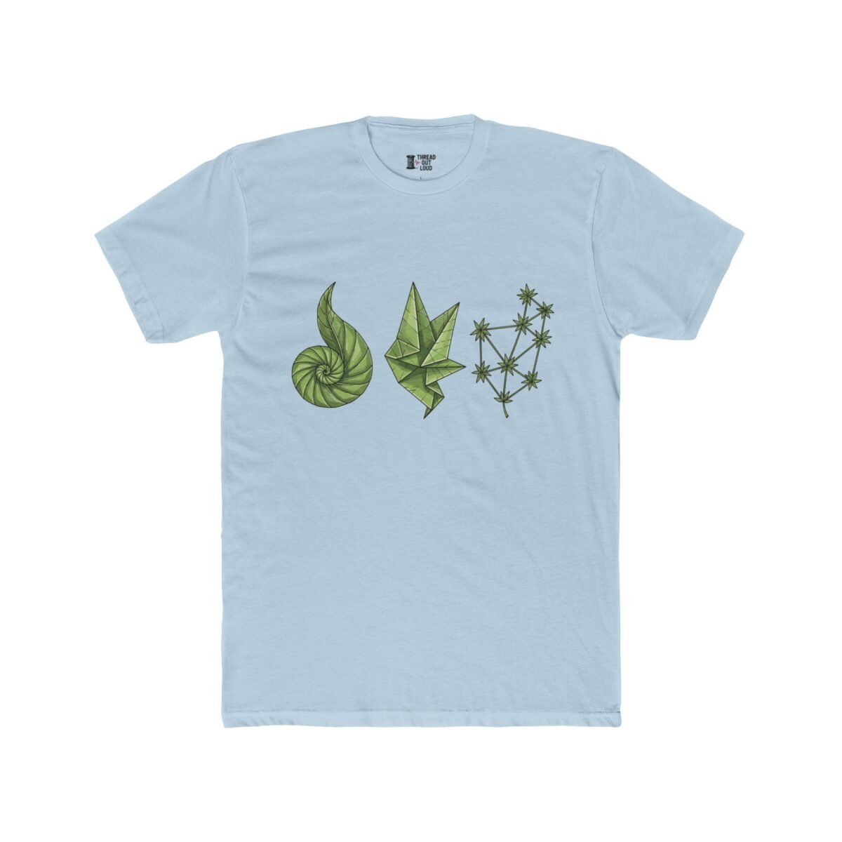 Leaf Constellation T-Shirt – Abstract Botanical & Cosmic Nature Tee (Unisex)