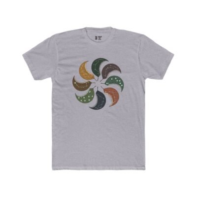 Leaf Mandala T-Shirt – Abstract Nature Art Graphic Tee (Unisex)