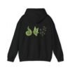 Geometric Leaf Constellation Hoodie – Front & Back Print (Unisex)