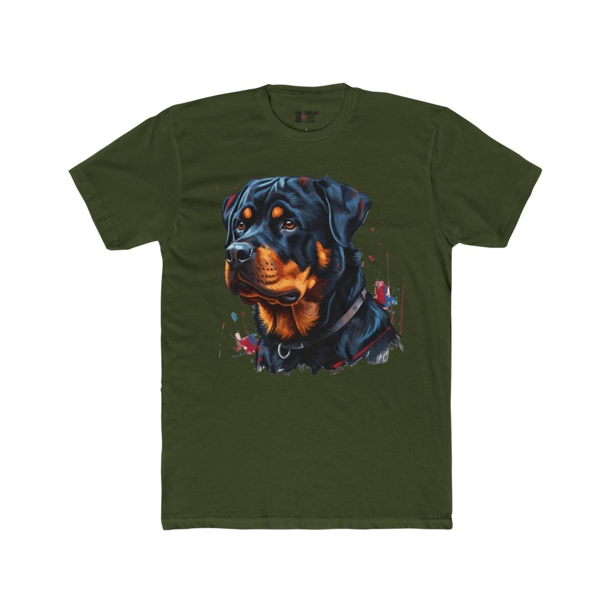 Rottweiler T-Shirt – Dog Lover Pet Portrait Tee (Unisex)