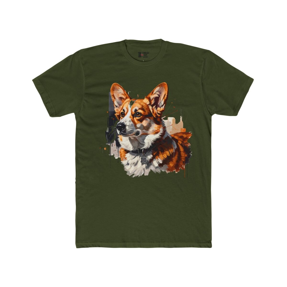 Pembroke Welsh Corgi T-Shirt – Dog Lover Pet Portrait Tee (Unisex)