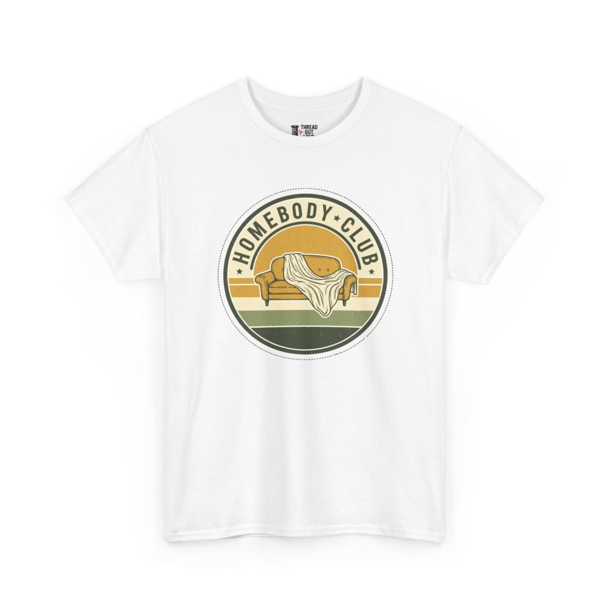 Homebody Club T-Shirt – Cozy Introvert Graphic Tee (Unisex)