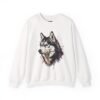 Siberian Husky Sweatshirt – Realistic Dog Art Crewneck (Unisex)