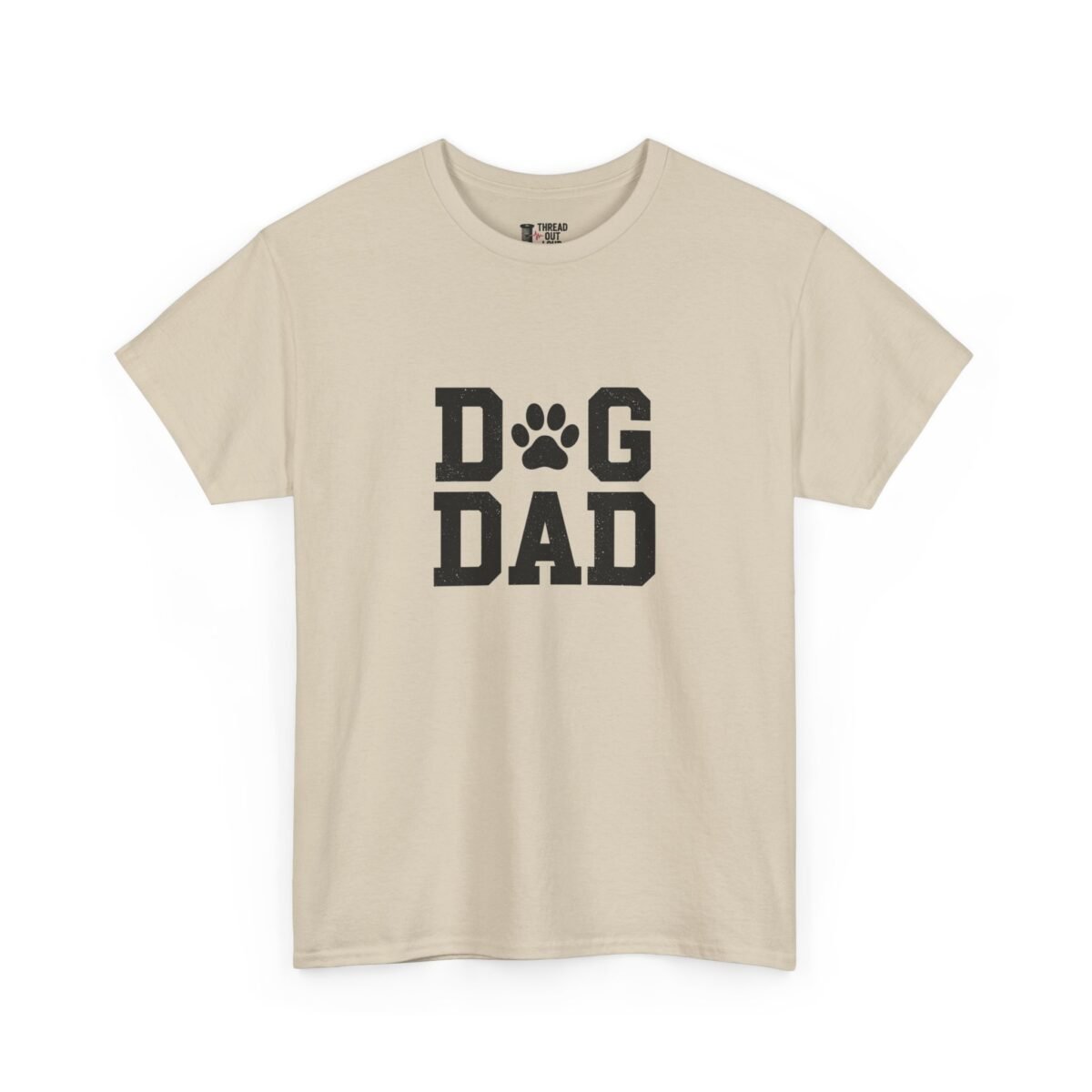 Dog Dad T-Shirt – Classic Paw Print Graphic Tee (Unisex)