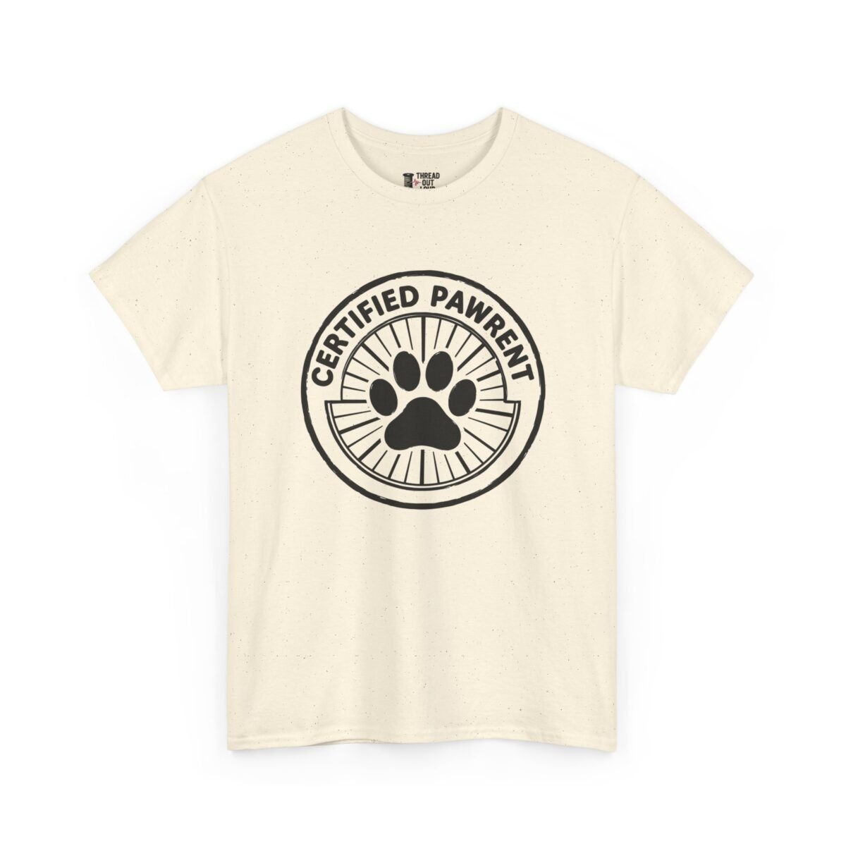 Certified Pawrent T-Shirt – Funny Dog Dad Tee (Unisex)