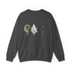 Abstract Leaf Evolution Sweatshirt – Front & Back Nature-Inspired Print (Unisex)