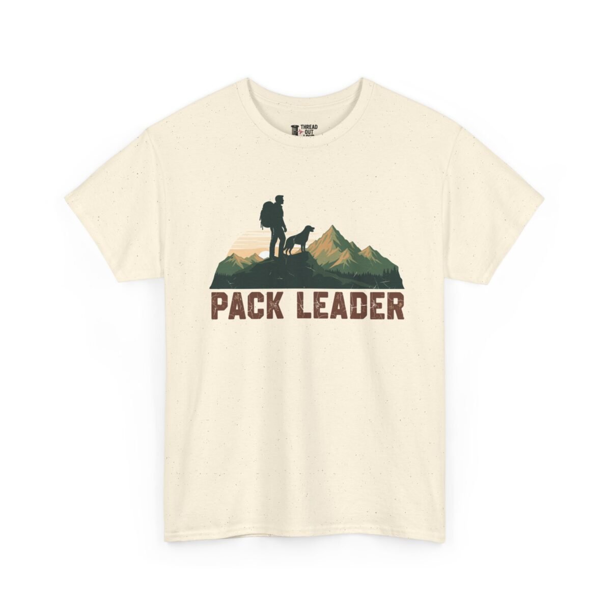 Pack Leader Dog Dad T-Shirt – Hiking & Adventure Graphic Tee (Unisex)