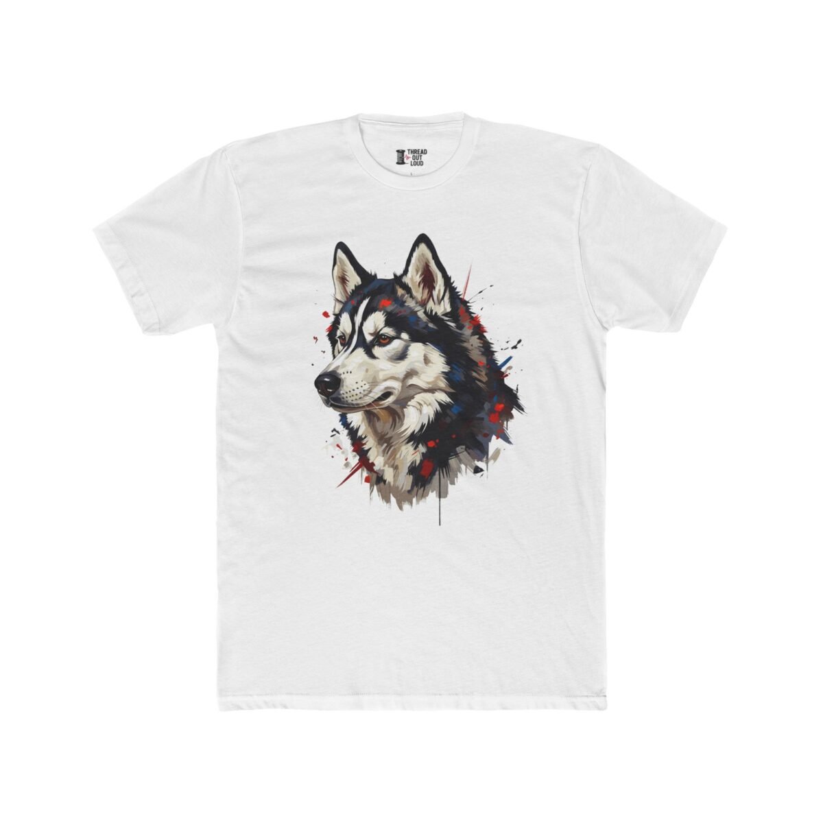 Siberian Husky T-Shirt – Dog Lover Pet Portrait Tee (Unisex)